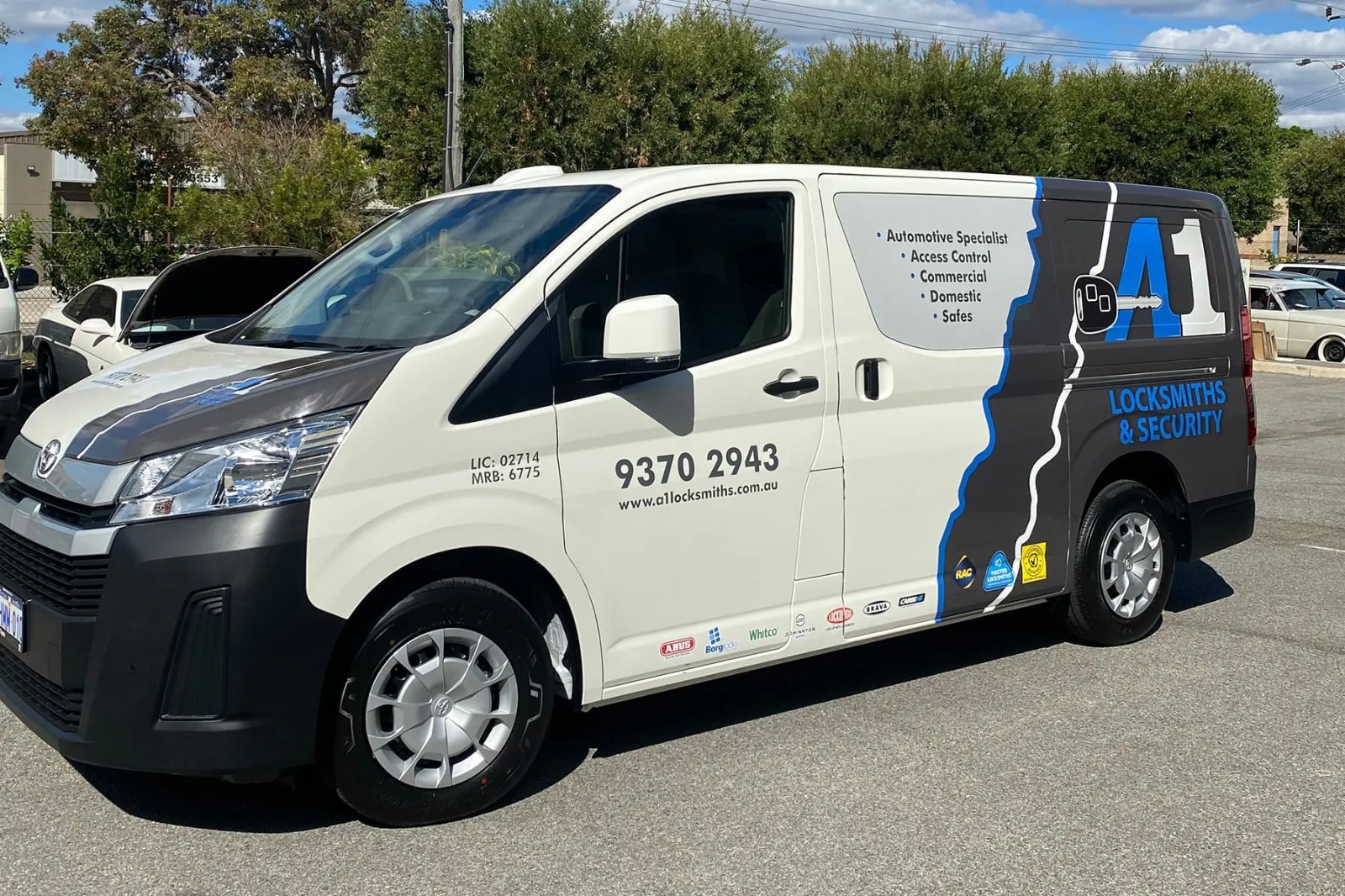 Vehicle fleet signage wrap